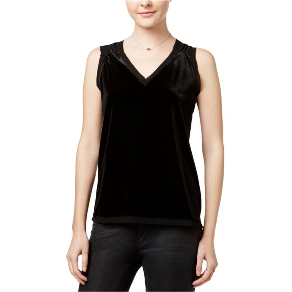 XOXO Womens Juniors Velvet Chiffon Knit Blouse, NWT